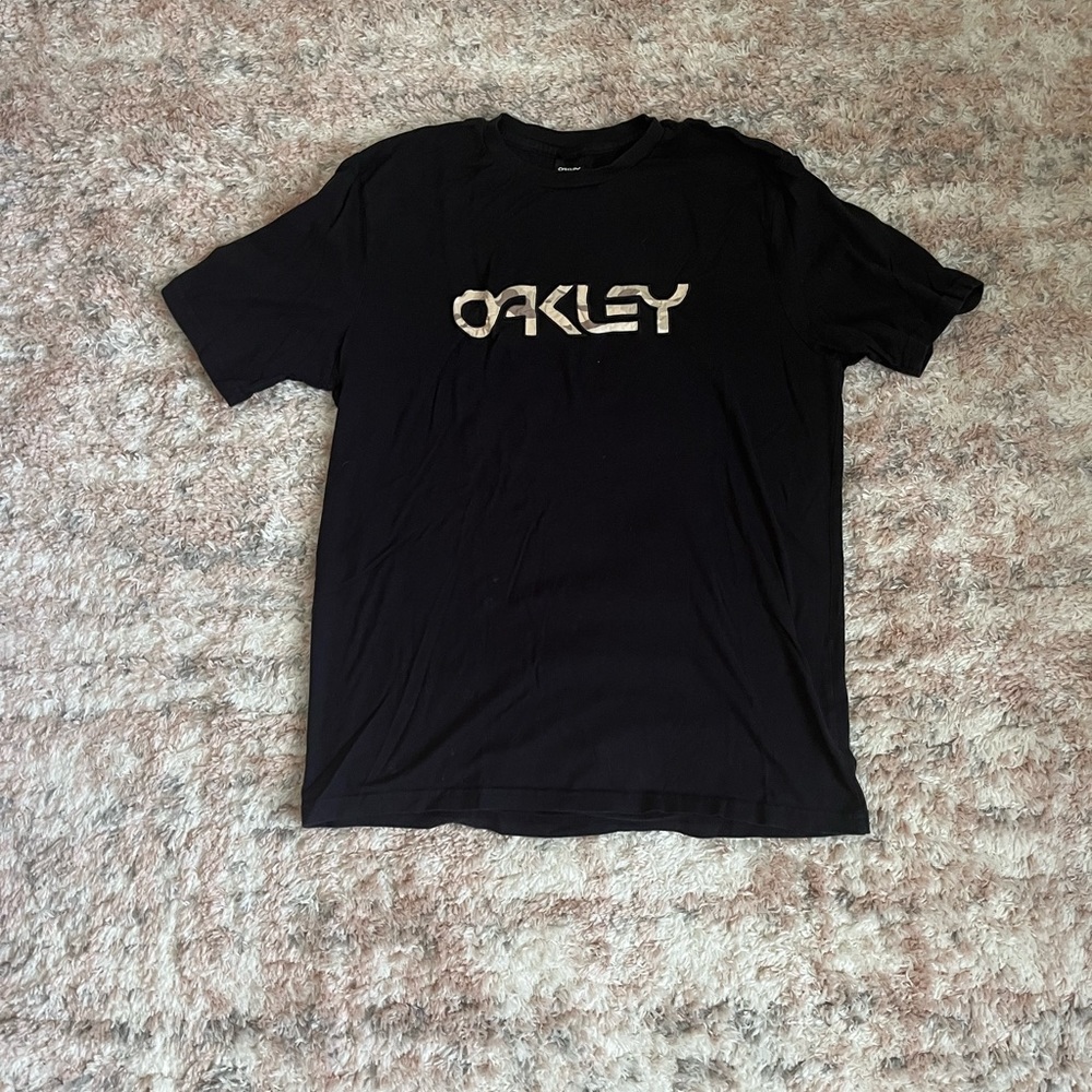 Oakley Mens Camo Logo T-Shirt Size L
